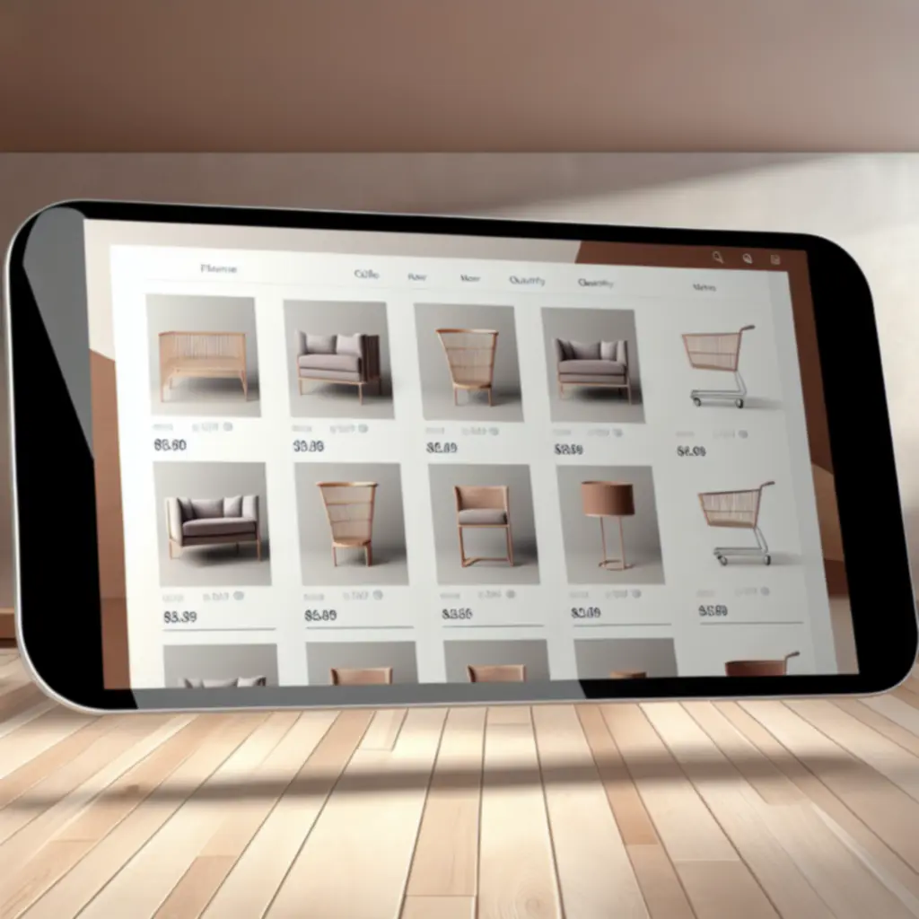 Stylowa sofa w ciepłej, nowoczesnej aranżacji salonu